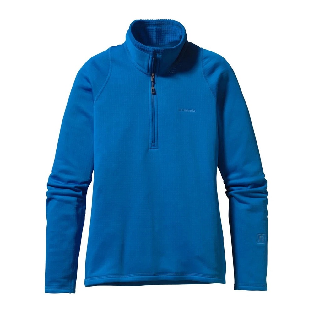 Patagonia Fleece pullover Blue Quarter 1\4 Zip Outdoors sweater Medium A001089